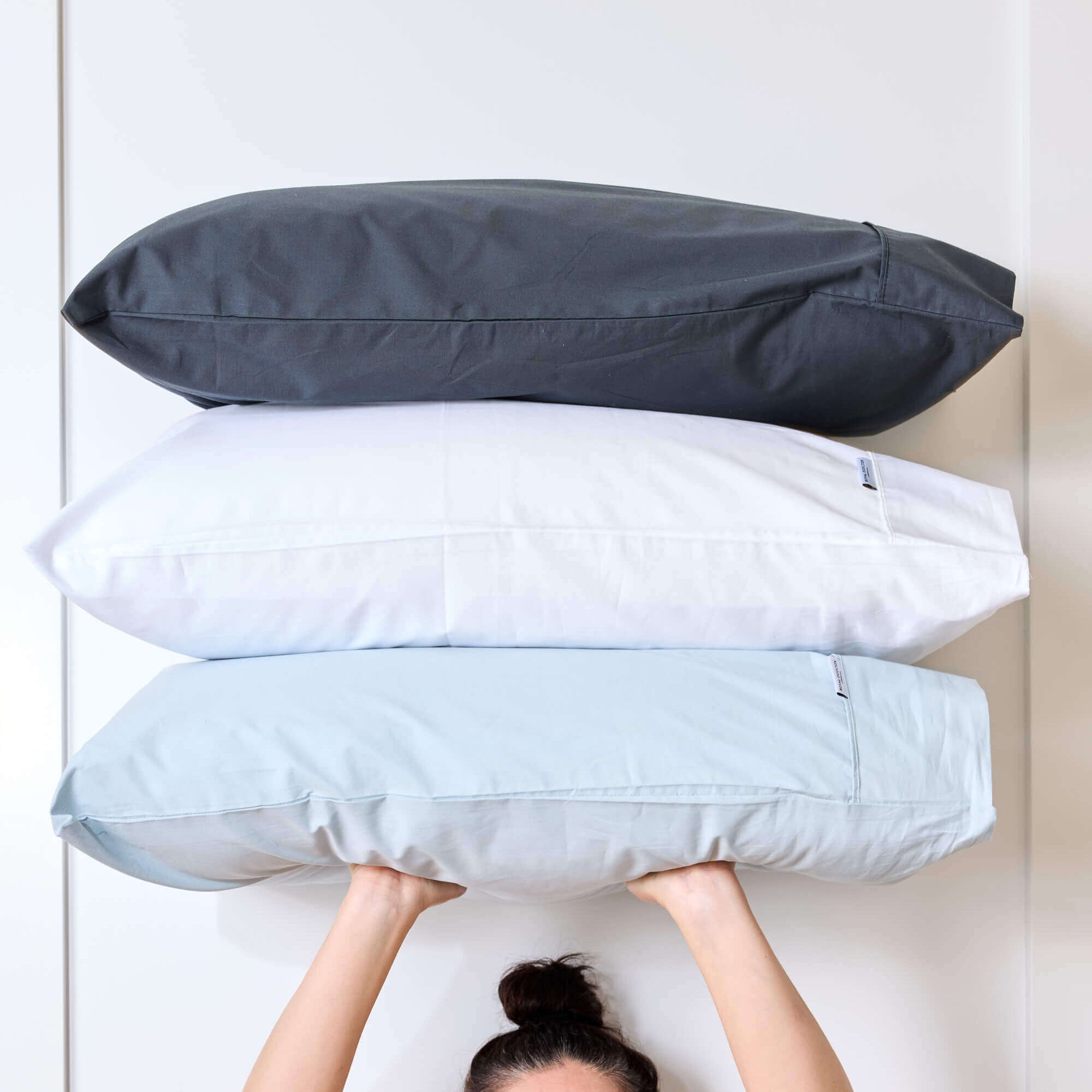 Royal Doulton Stirling sheet set styled on a bed