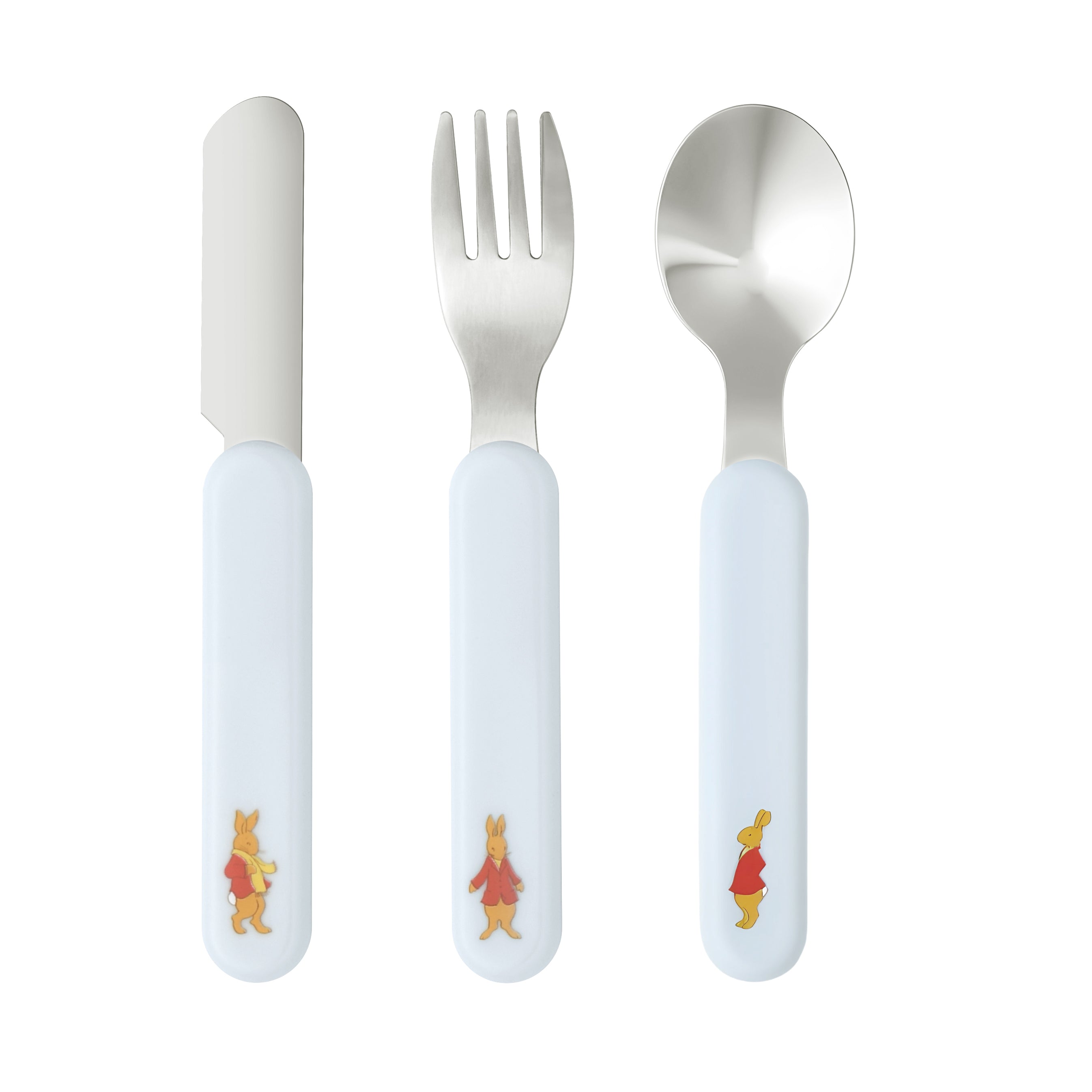 Royal Doulton Bunnykins 3pc Melamine Cutlery Set in Blue