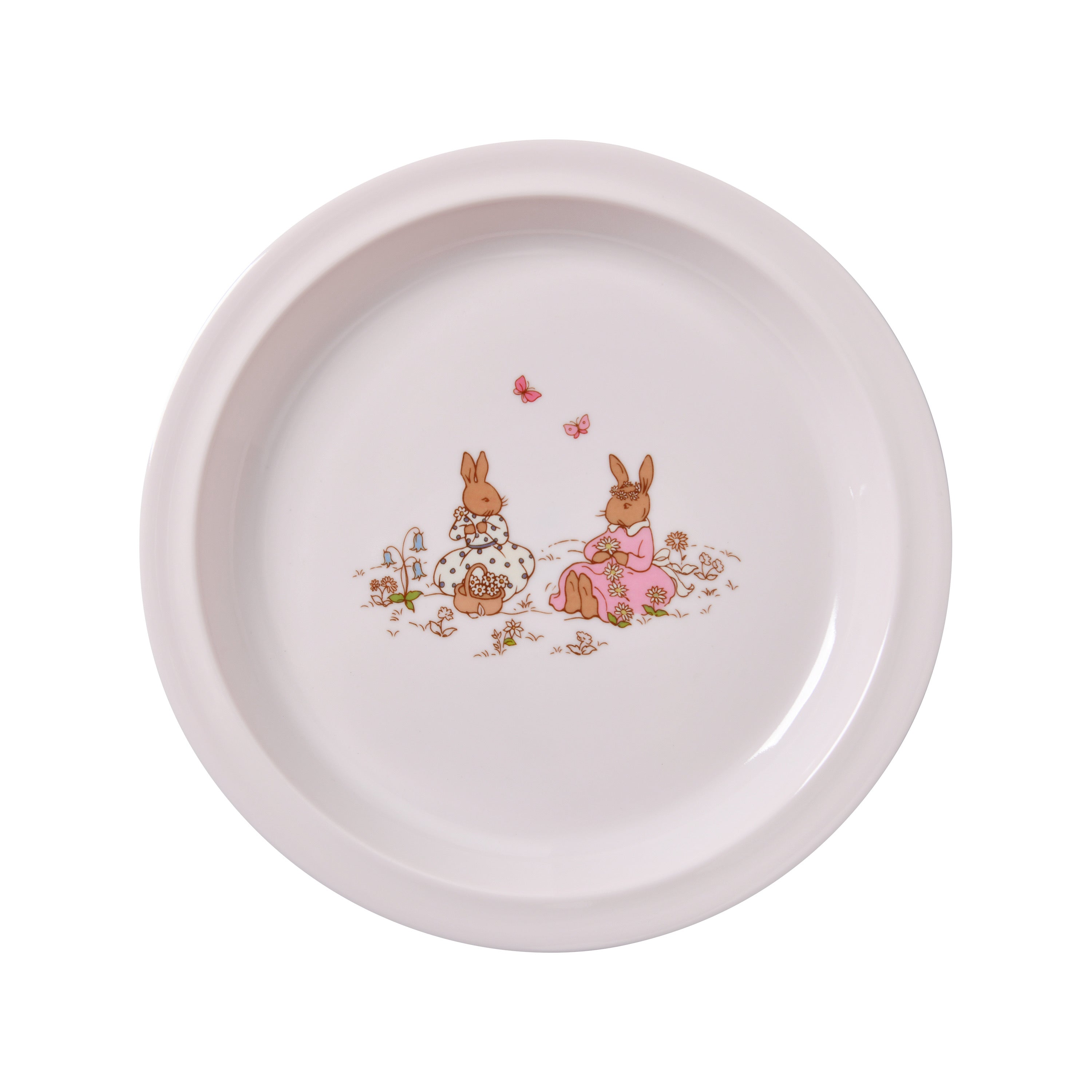 Royal Doulton Bunnykins 3pc Melamine Dinner Set in Pink